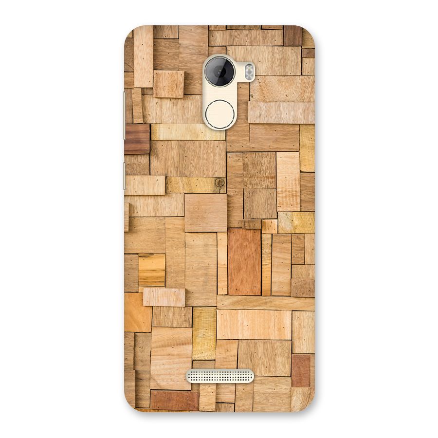 Wooden Blocks Back Case for Gionee A1 LIte