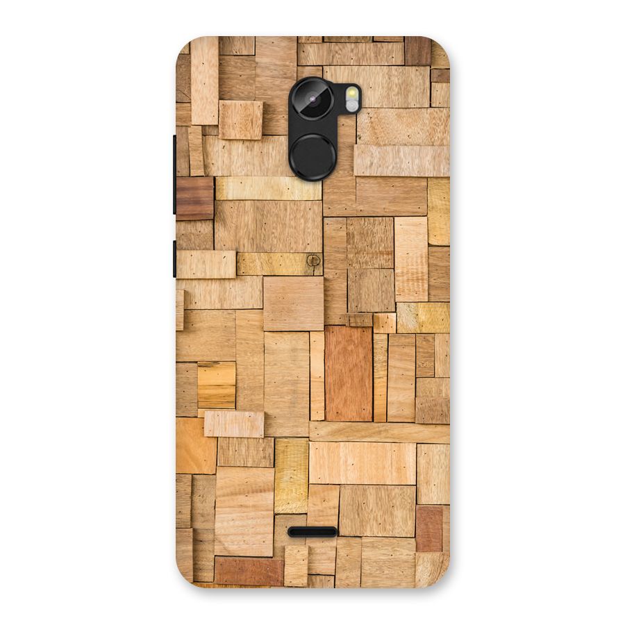 Wooden Blocks Back Case for Gionee X1