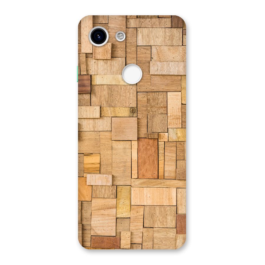 Wooden Blocks Back Case for Google Pixel 3