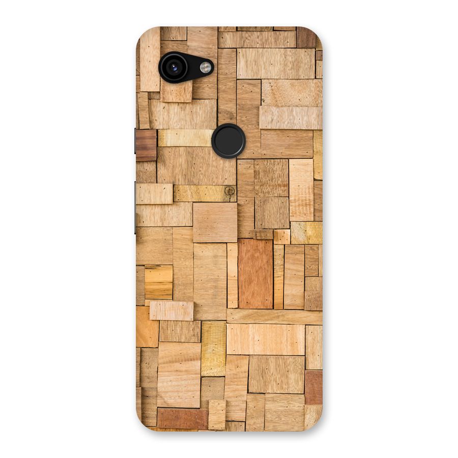 Wooden Blocks Back Case for Google Pixel 3a