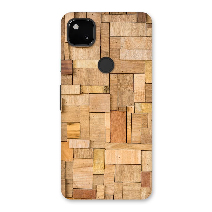 Wooden Blocks Back Case for Google Pixel 4a