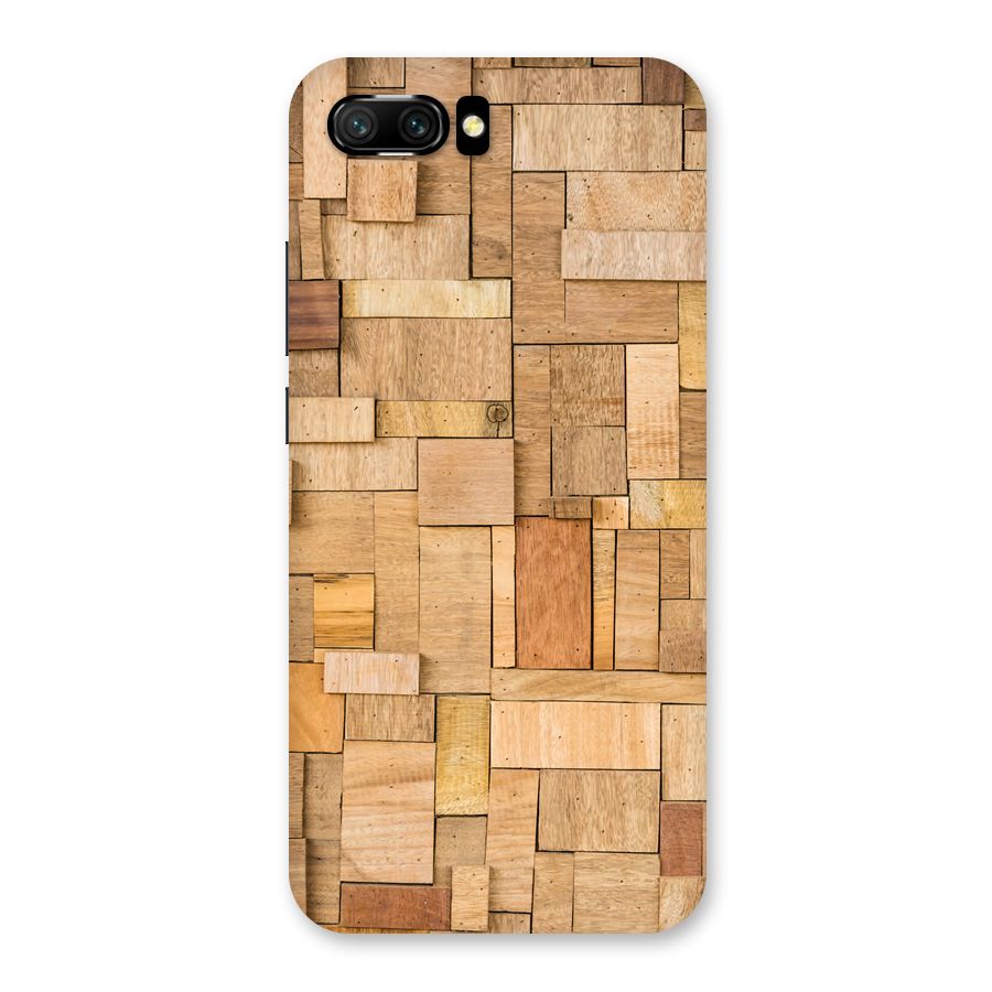 Wooden Blocks Back Case for Honor 10