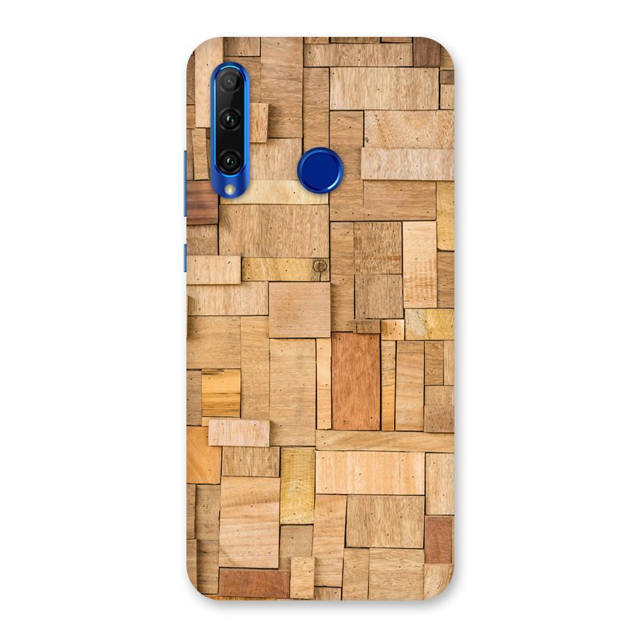 Wooden Blocks Back Case for Honor 20i