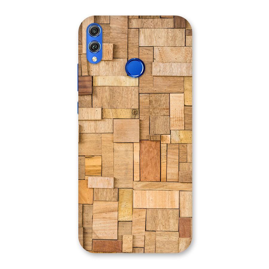 Wooden Blocks Back Case for Honor 8X