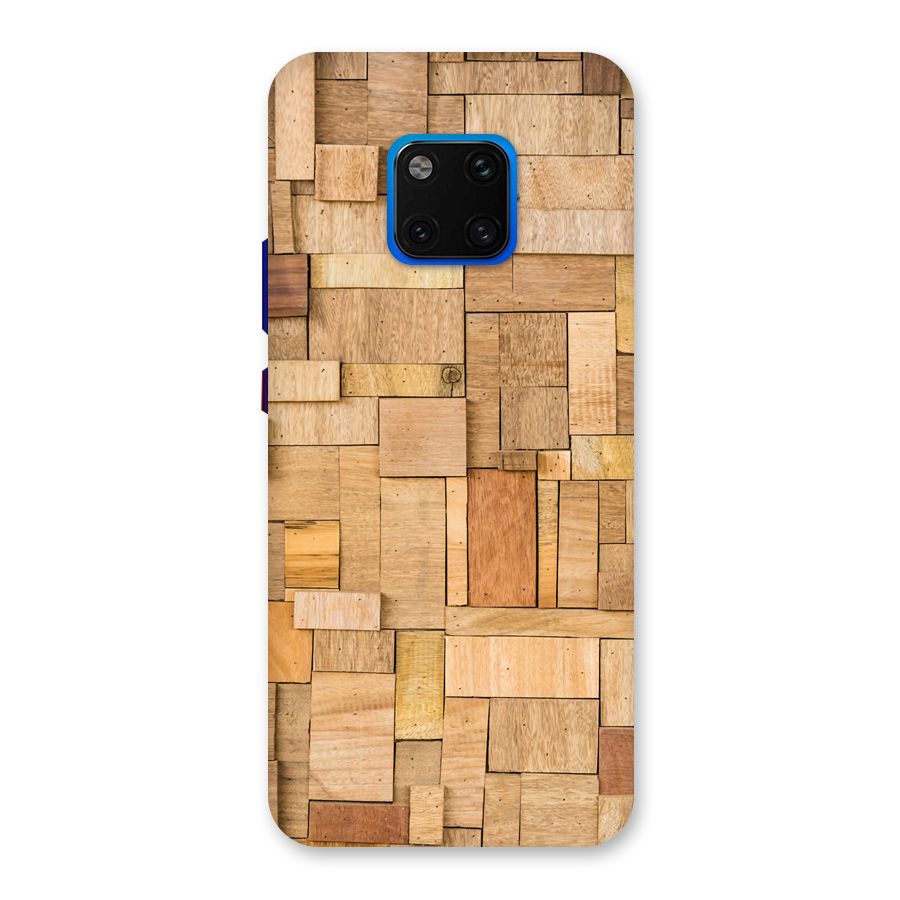 Wooden Blocks Back Case for Huawei Mate 20 Pro