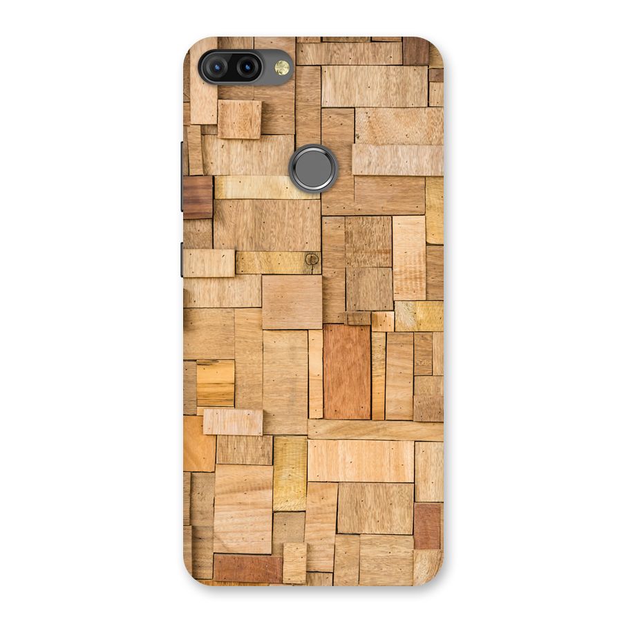 Wooden Blocks Back Case for Infinix Hot 6 Pro