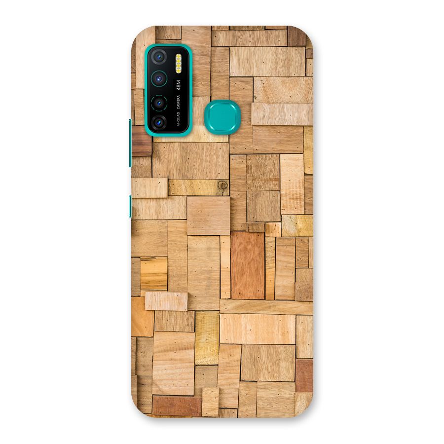 Wooden Blocks Back Case for Infinix Hot 9 Pro