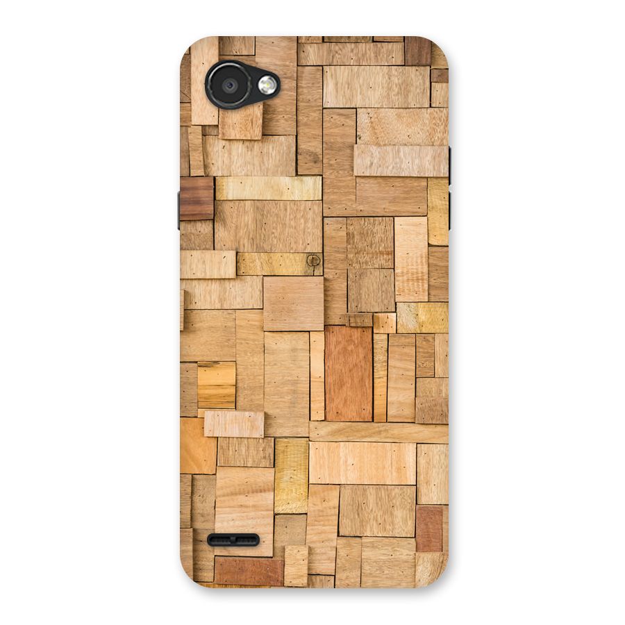 Wooden Blocks Back Case for LG Q6