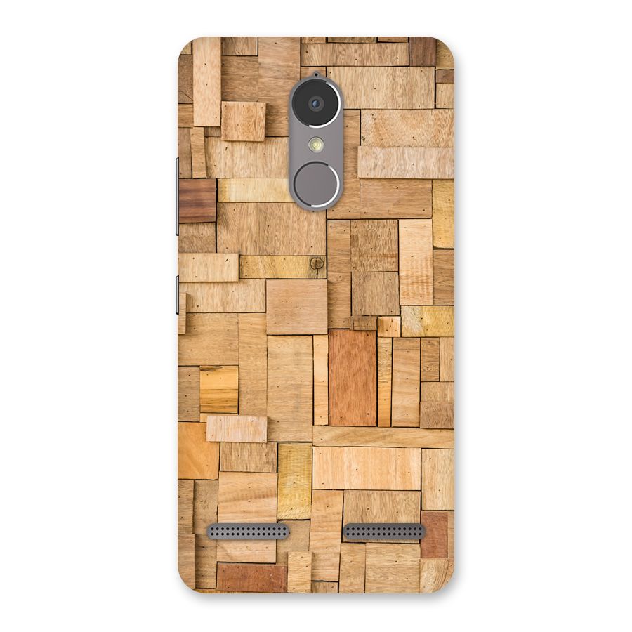 Wooden Blocks Back Case for Lenovo K6