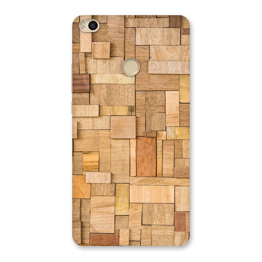 Wooden Blocks Back Case for Mi Max 2