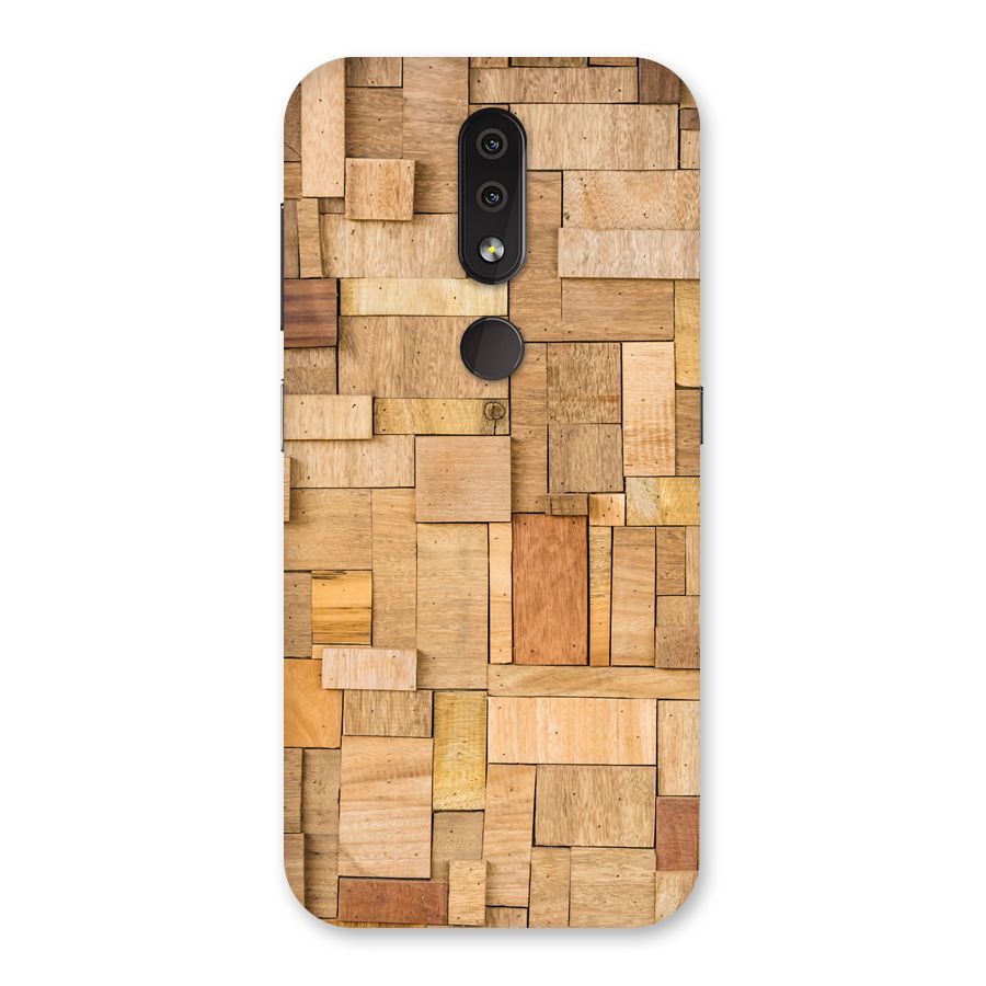 Wooden Blocks Back Case for Nokia 4.2