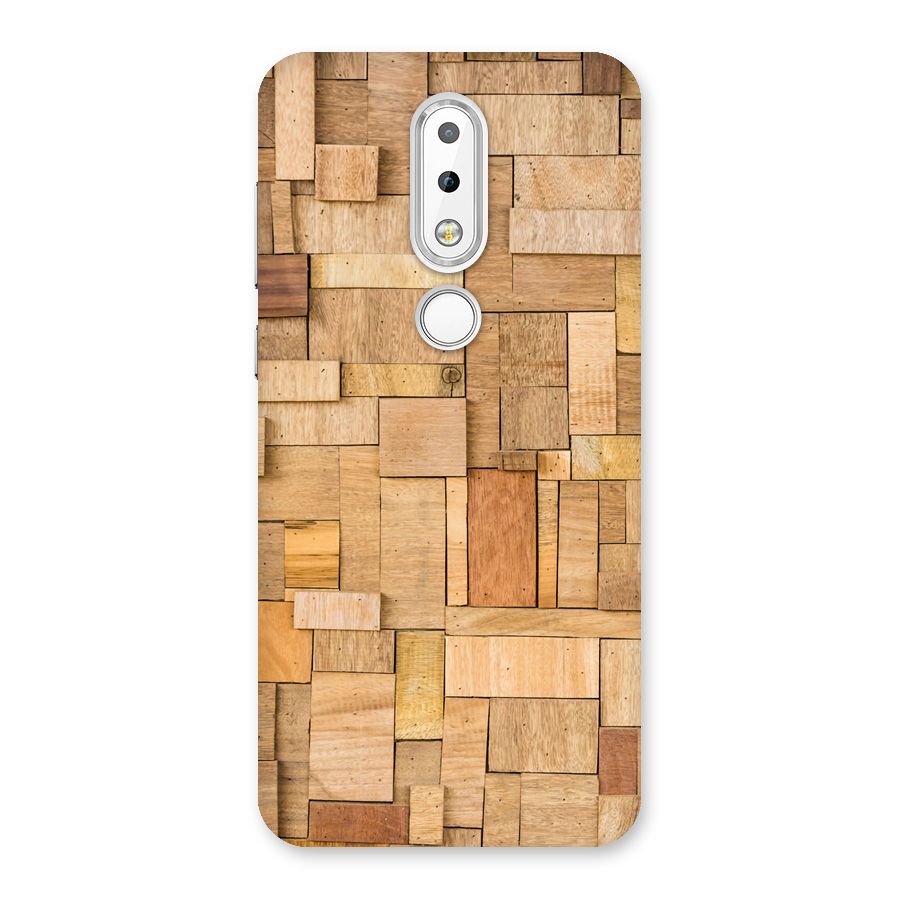 Wooden Blocks Back Case for Nokia 6.1 Plus