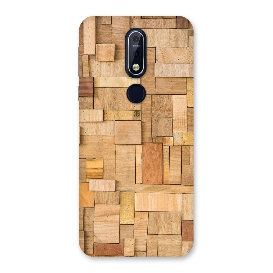 Wooden Blocks Back Case for Nokia 7.1