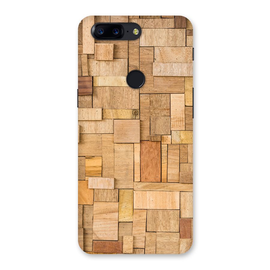 Wooden Blocks Back Case for OnePlus 5T