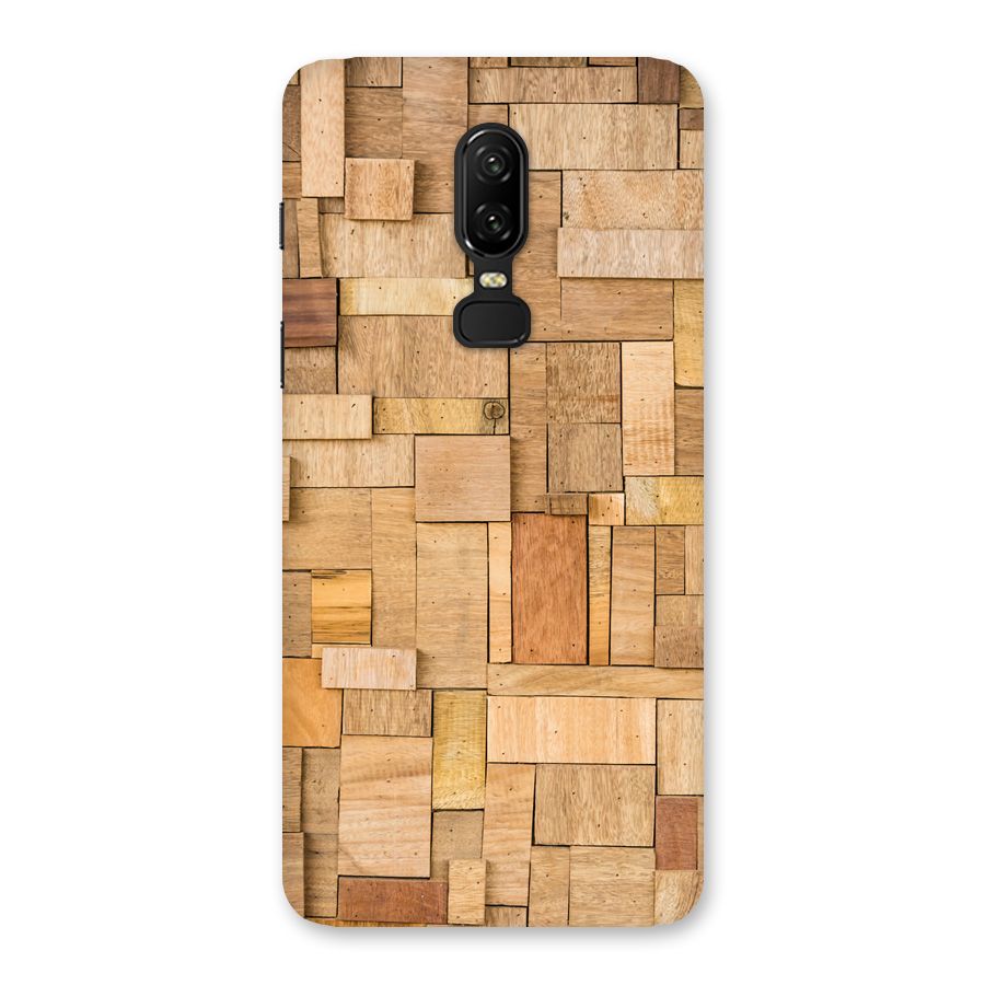 Wooden Blocks Back Case for OnePlus 6
