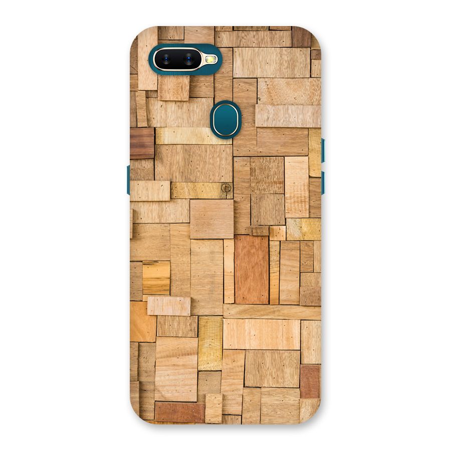Wooden Blocks Back Case for Oppo A11k