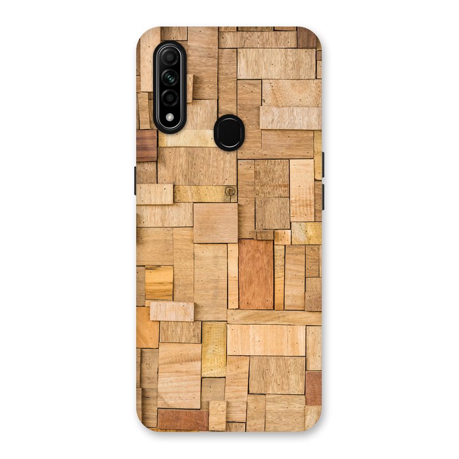 Wooden Blocks Back Case for Oppo A31
