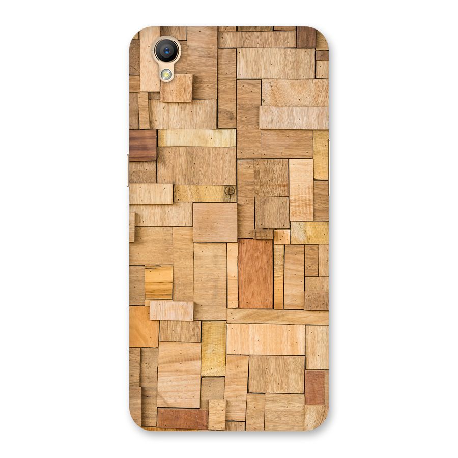Wooden Blocks Back Case for Oppo A37