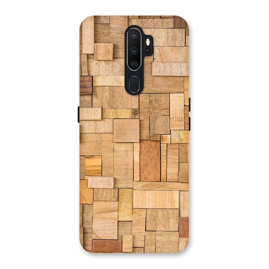 Wooden Blocks Back Case for Oppo A5 (2020)
