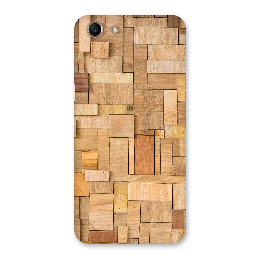 Wooden Blocks Back Case for Oppo A83 (2018)