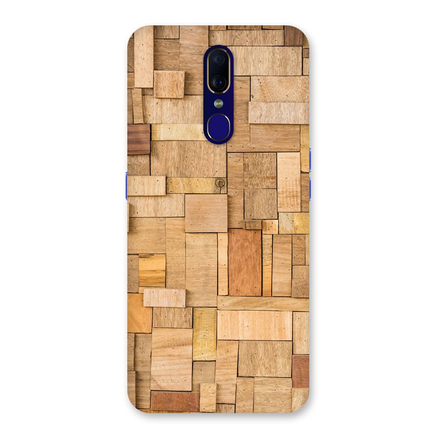 Wooden Blocks Back Case for Oppo A9