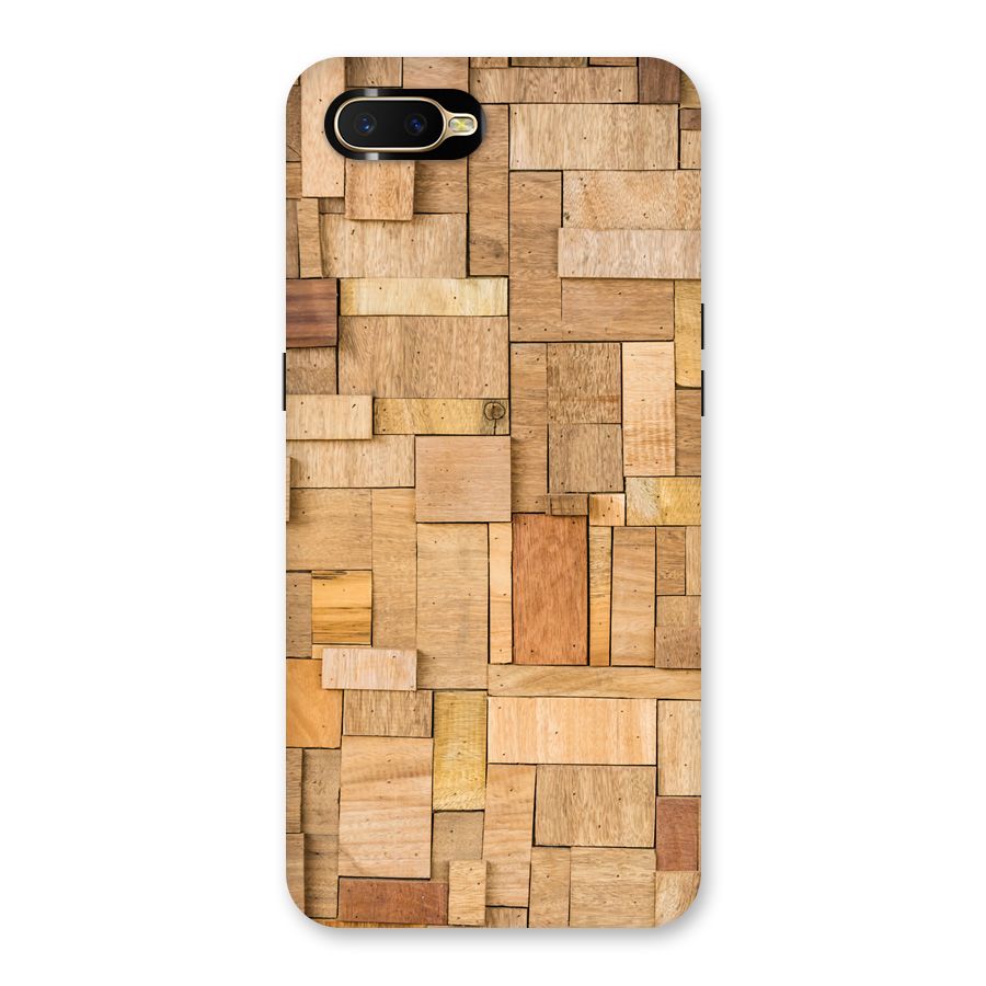 Wooden Blocks Back Case for Oppo K1