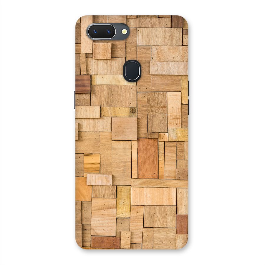 Wooden Blocks Back Case for Oppo Realme 2