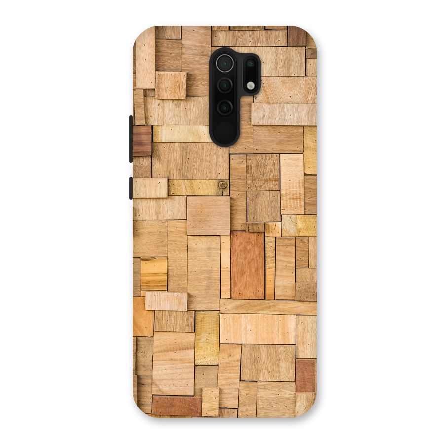 Wooden Blocks Back Case for Poco M2