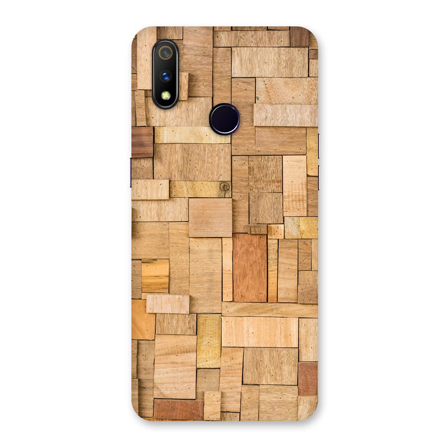Wooden Blocks Back Case for Realme 3 Pro