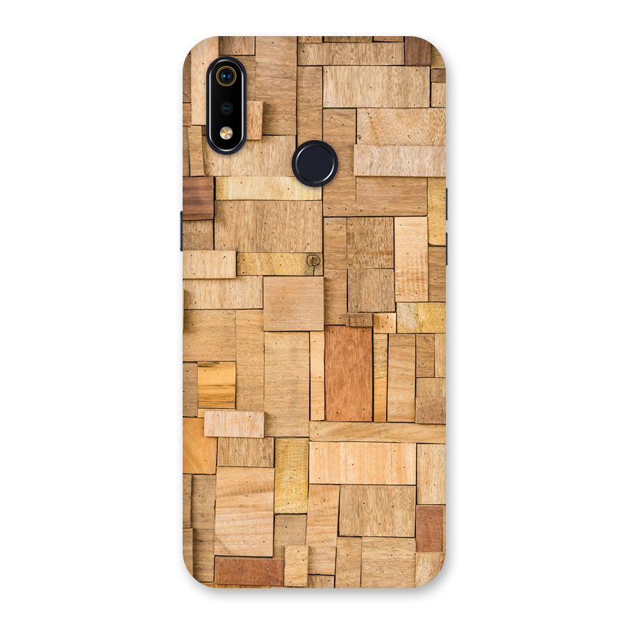 Wooden Blocks Back Case for Realme 3i