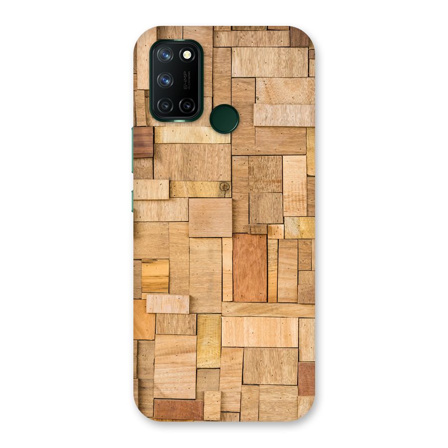 Wooden Blocks Back Case for Realme 7i