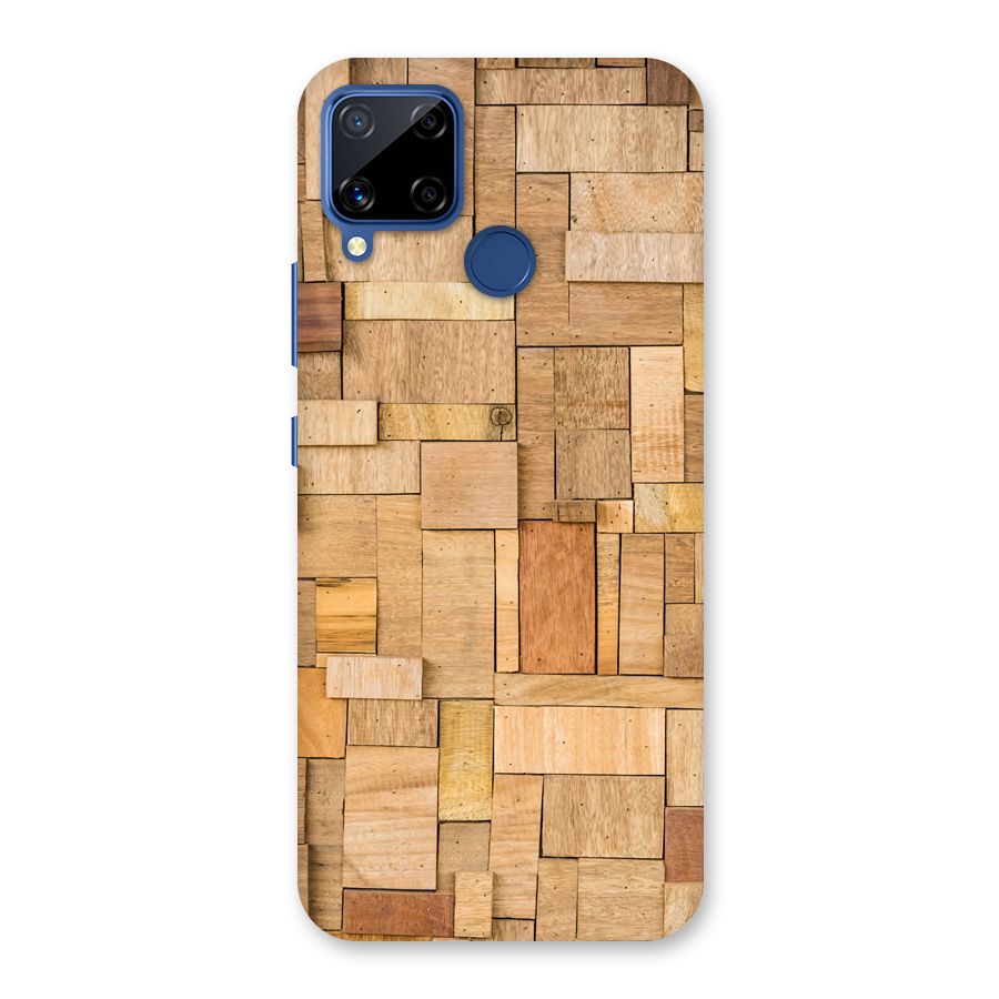 Wooden Blocks Back Case for Realme C15