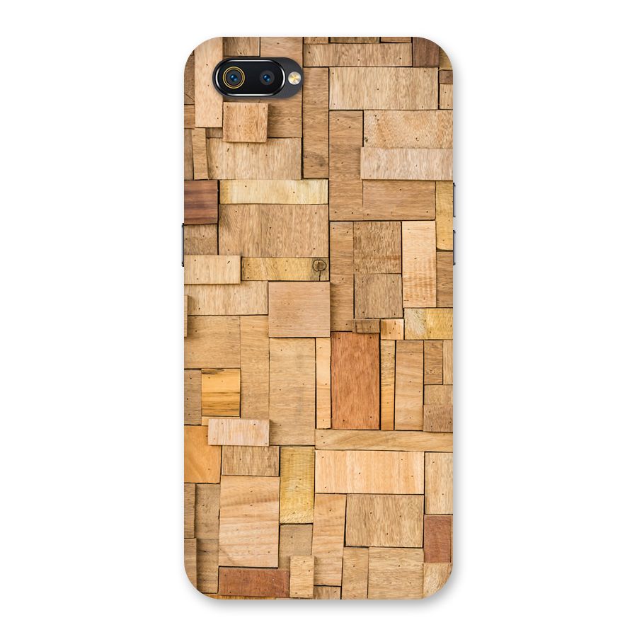 Wooden Blocks Back Case for Realme C2