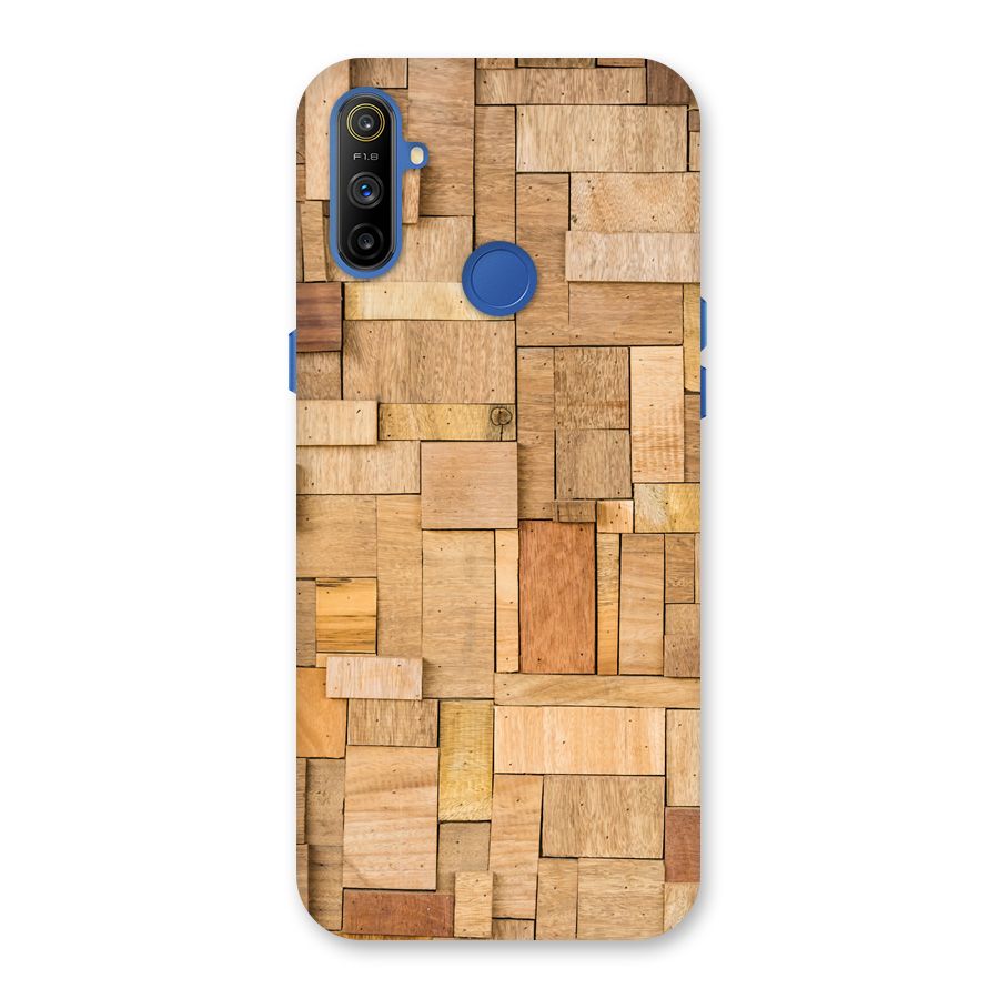 Wooden Blocks Back Case for Realme Narzo 10A