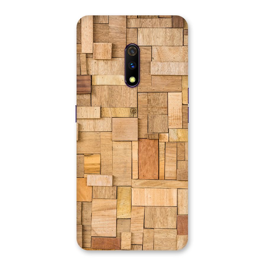 Wooden Blocks Back Case for Realme X