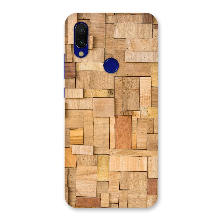 Wooden Blocks Back Case for Redmi 7