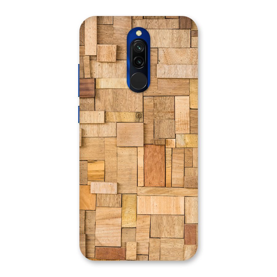 Wooden Blocks Back Case for Redmi 8