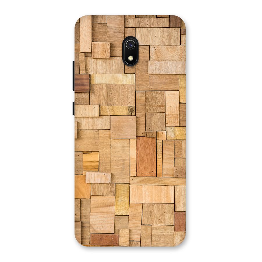 Wooden Blocks Back Case for Redmi 8A