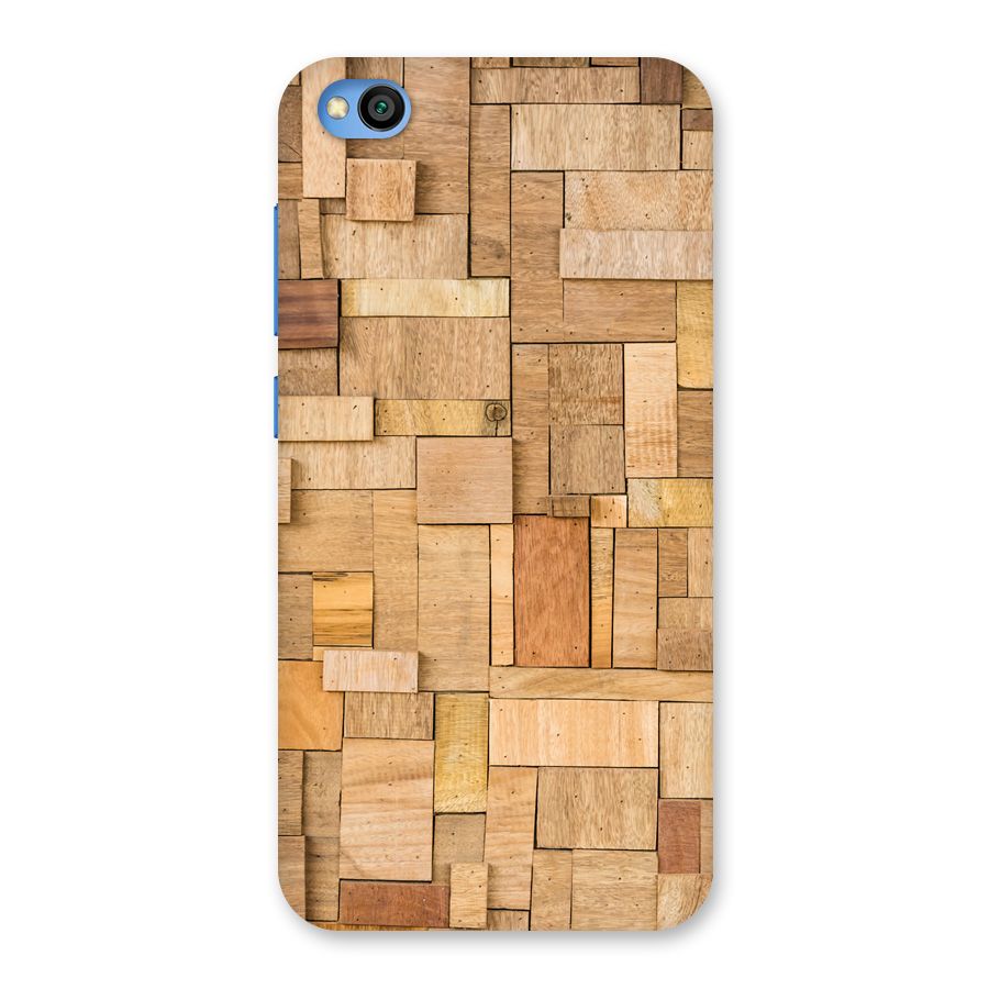 Wooden Blocks Back Case for Redmi Go