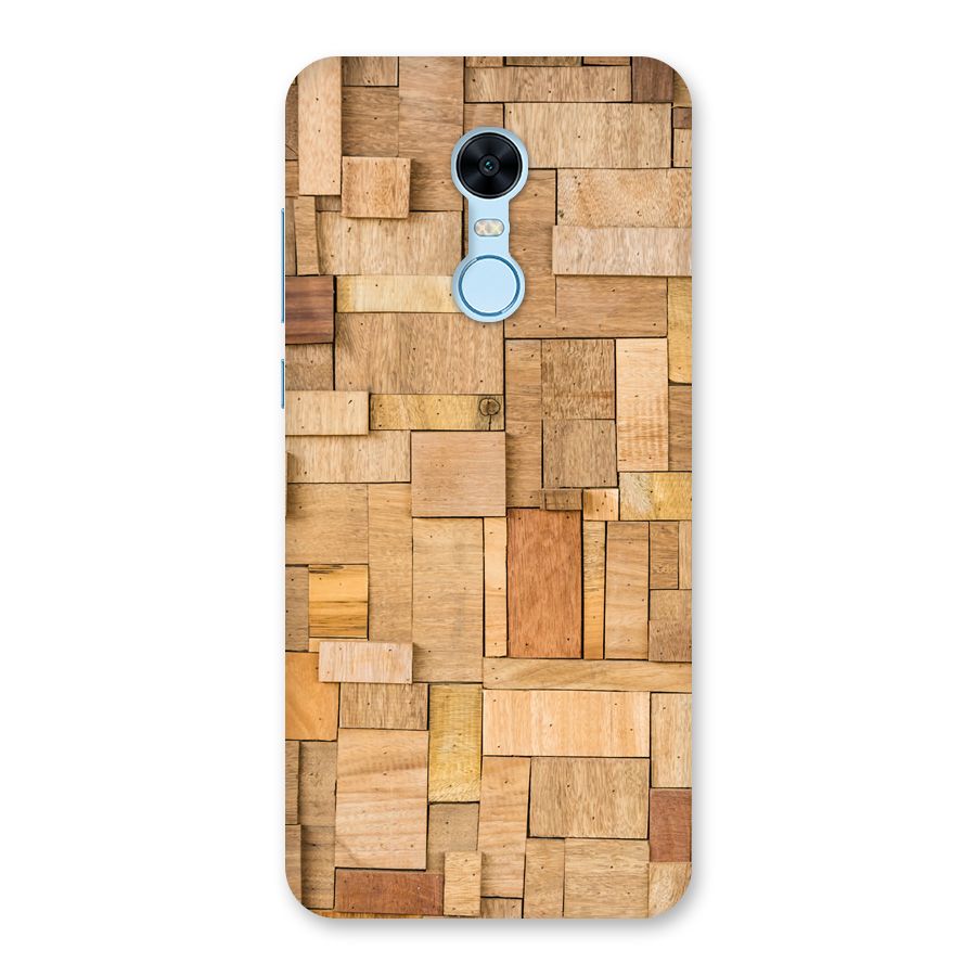 Wooden Blocks Back Case for Redmi Note 5