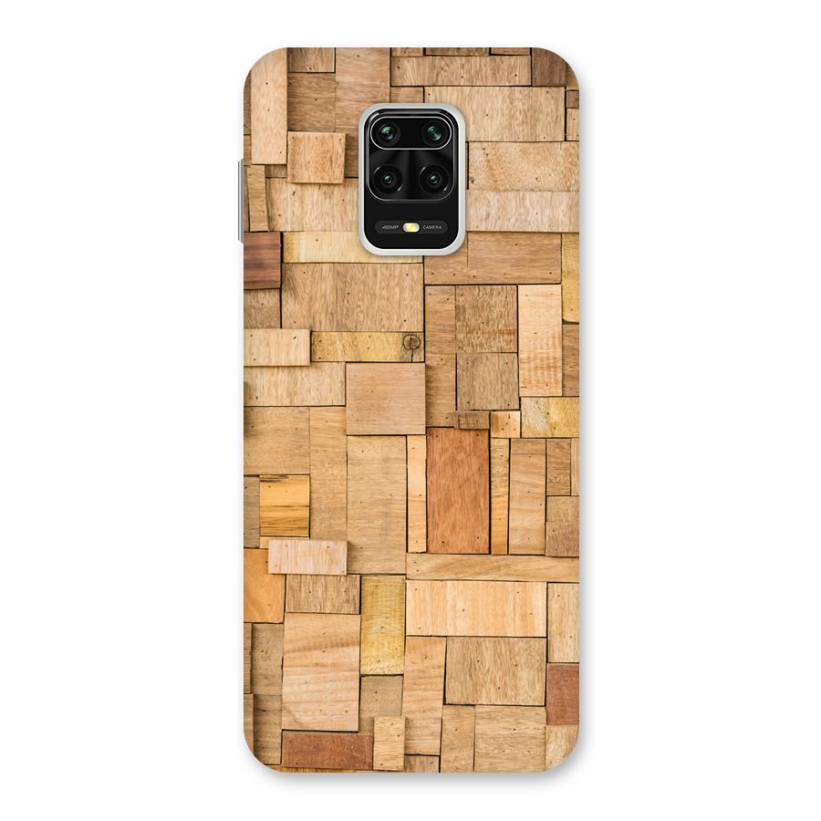 Wooden Blocks Back Case for Redmi Note 9 Pro Max