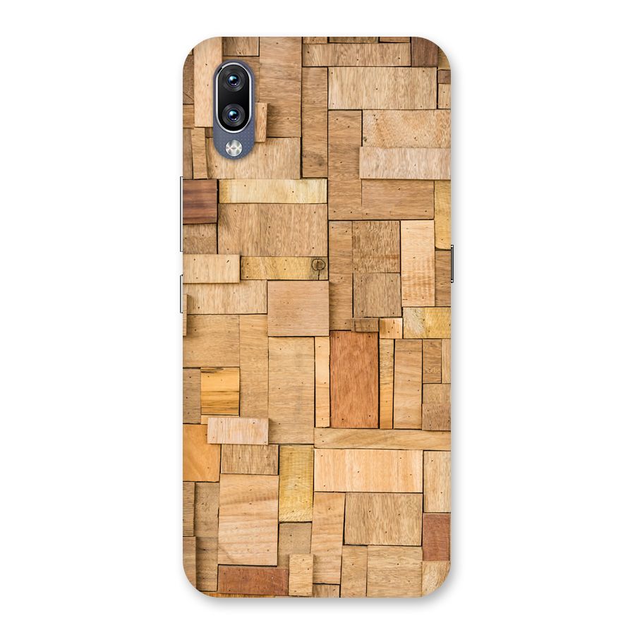 Wooden Blocks Back Case for Vivo NEX