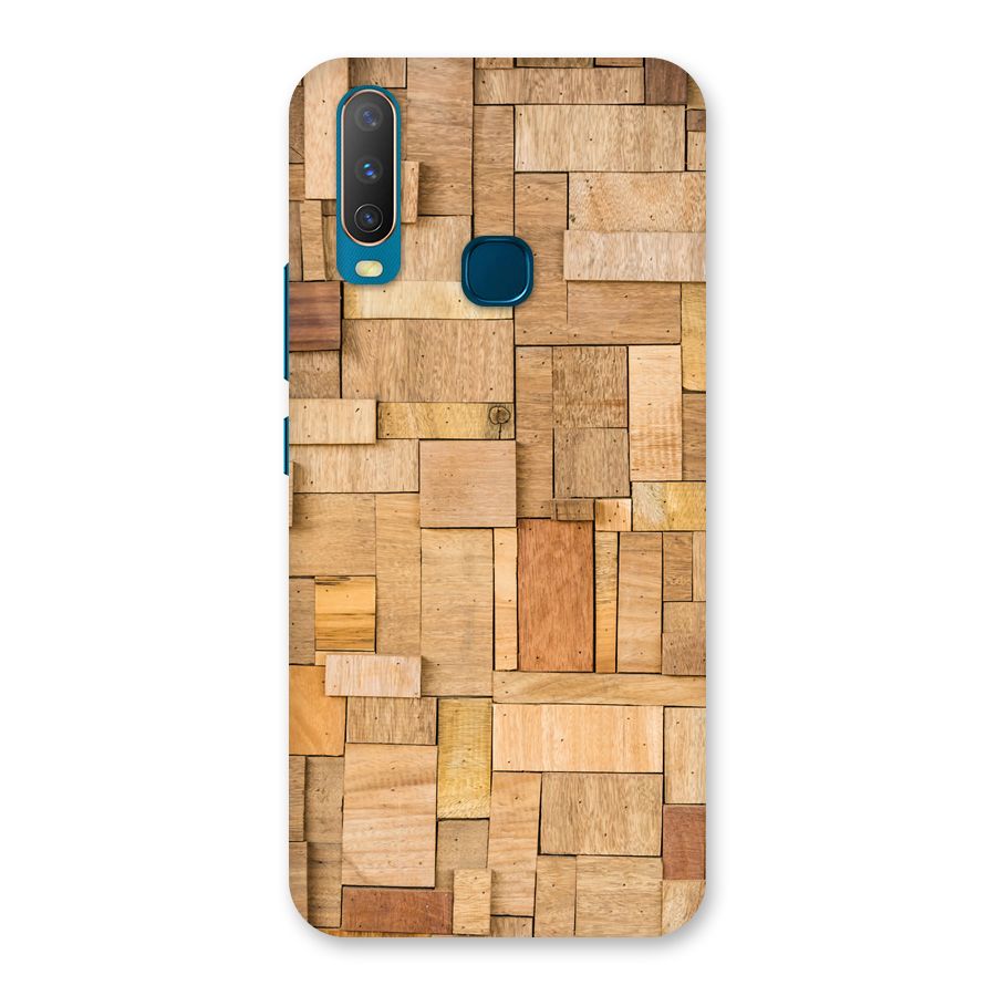 Wooden Blocks Back Case for Vivo U10