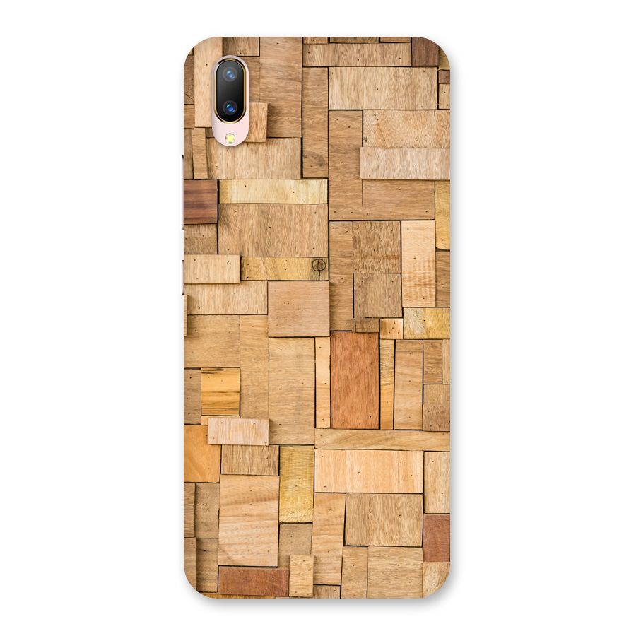 Wooden Blocks Back Case for Vivo V11 Pro