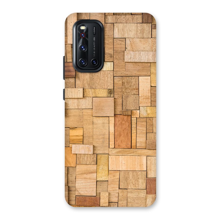 Wooden Blocks Back Case for Vivo V19