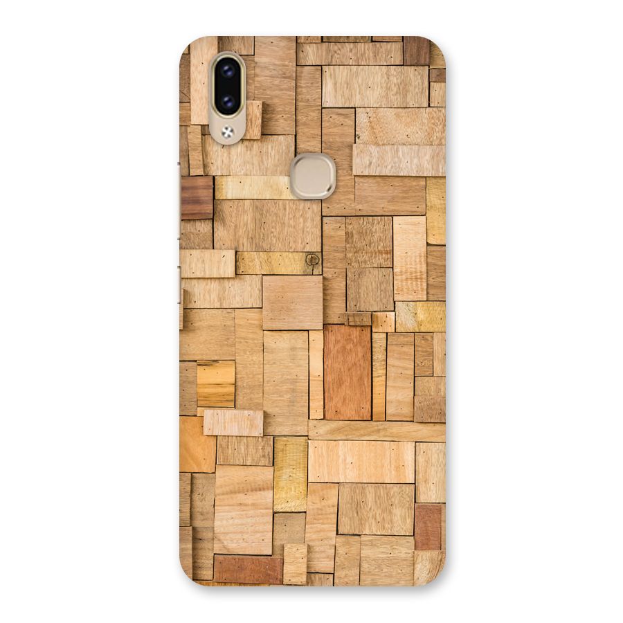 Wooden Blocks Back Case for Vivo V9 Youth