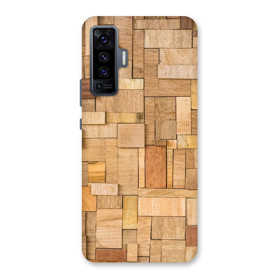 Wooden Blocks Back Case for Vivo X50