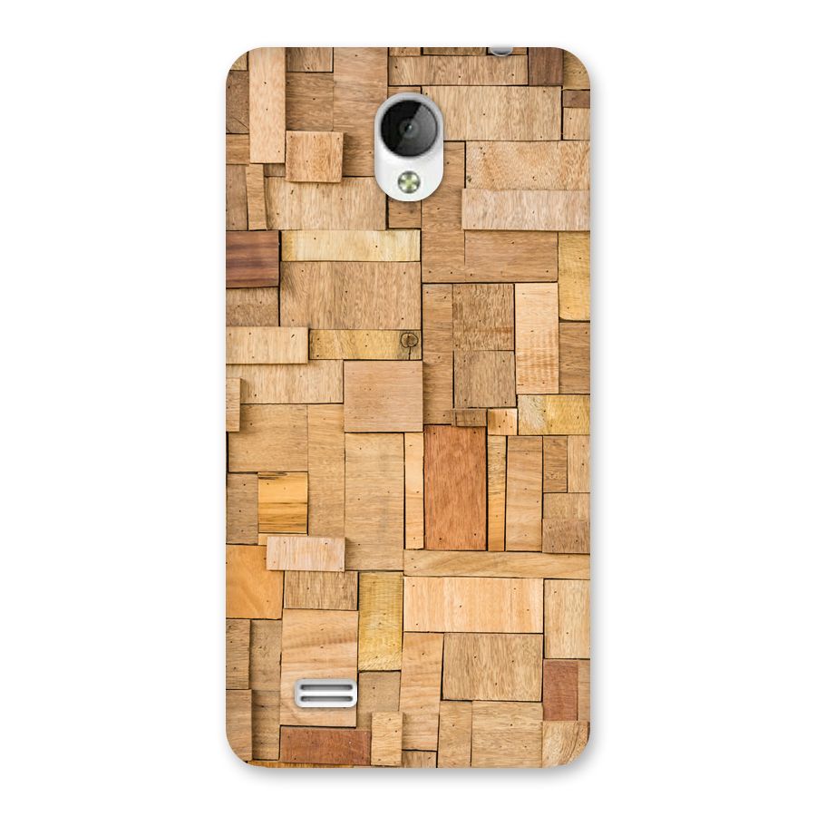 Wooden Blocks Back Case for Vivo Y21