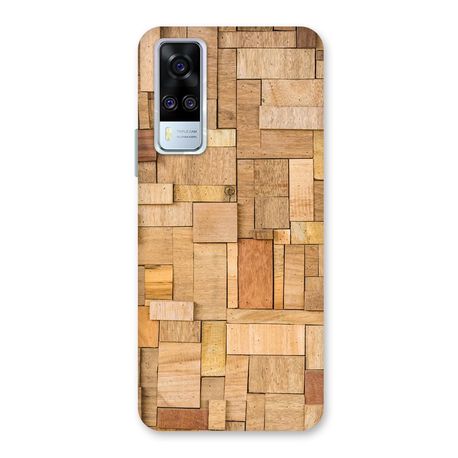 Wooden Blocks Back Case for Vivo Y31