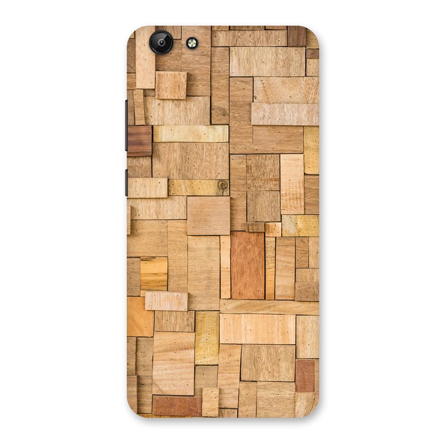 Wooden Blocks Back Case for Vivo Y69